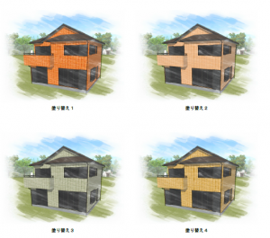 カラーシミュレーション　CAD