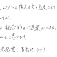 ご意見・ご指摘①のアンケート